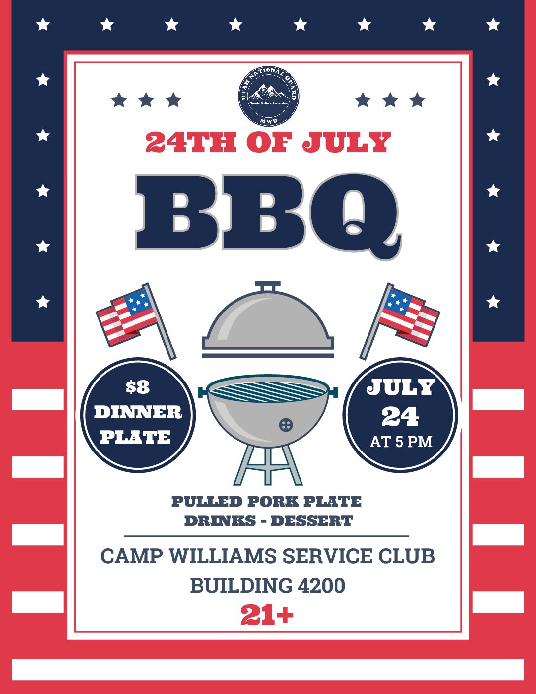 24th of July Service Club BBQ