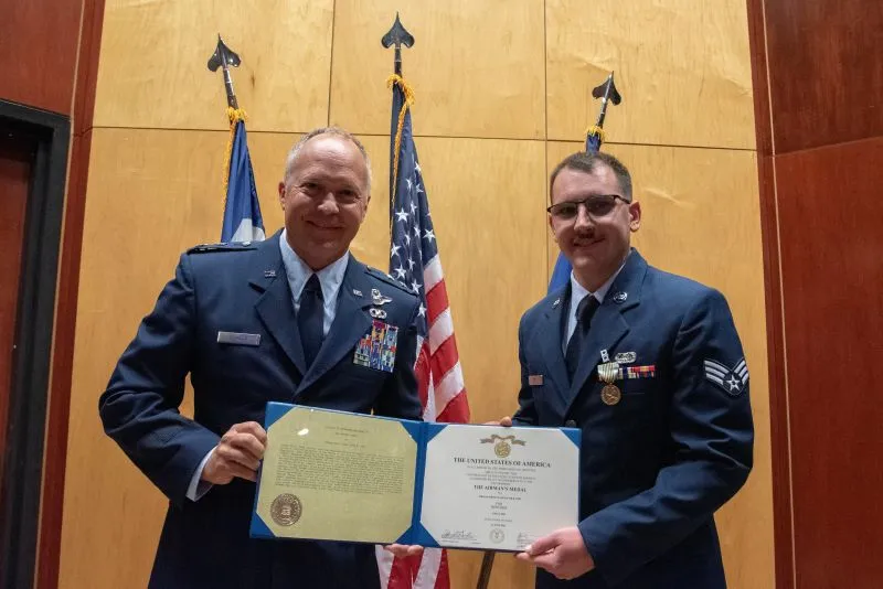 Featured image for “Utah Air National Guard Airman Receives Airman’s Medal for Daring Rescue”