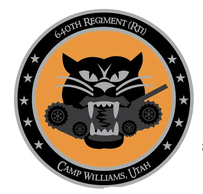 640th Regiment, RTI cat logo