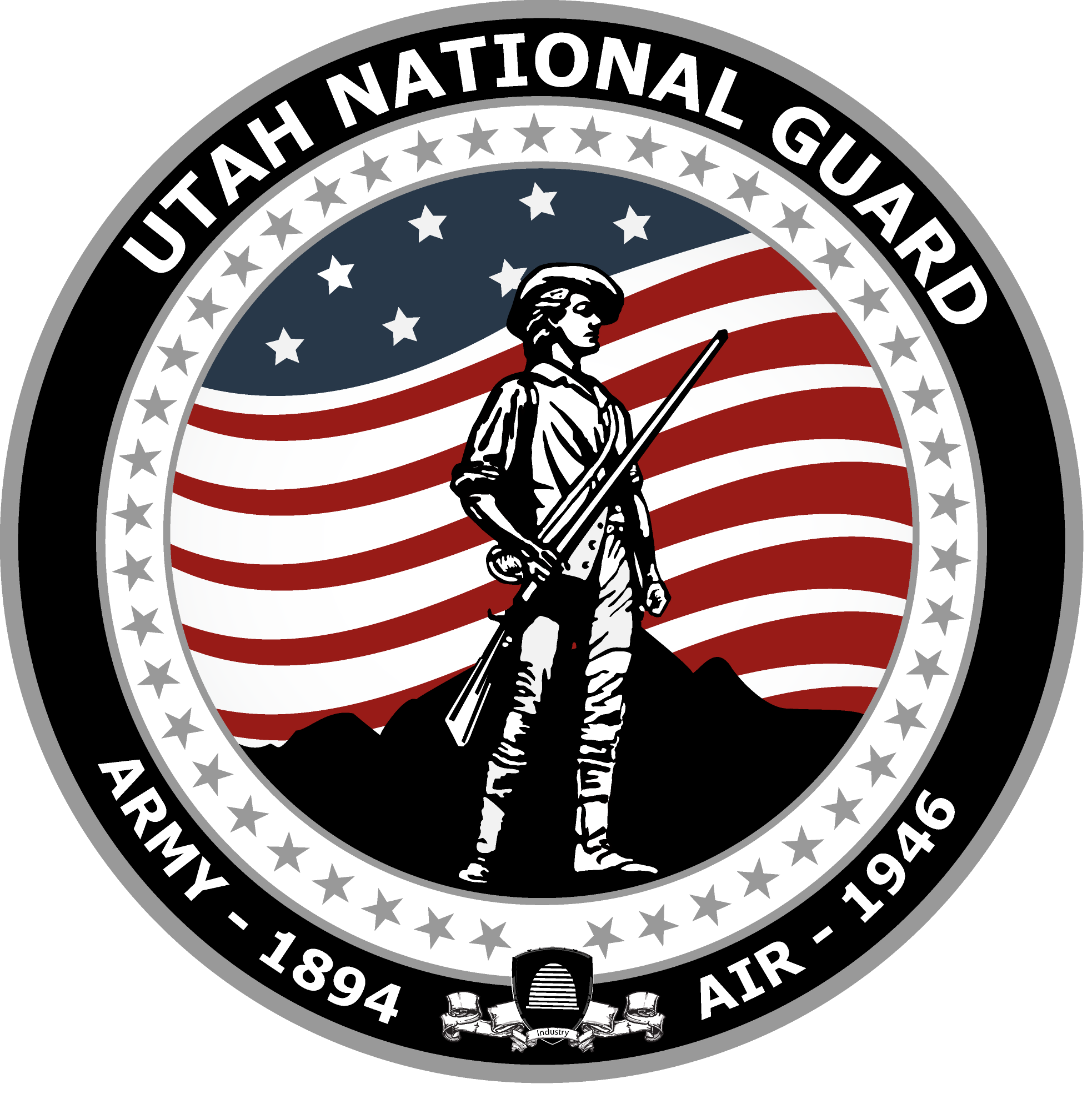 large logo for the utah national guard